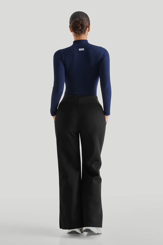 High Neck Sweater Pants Set