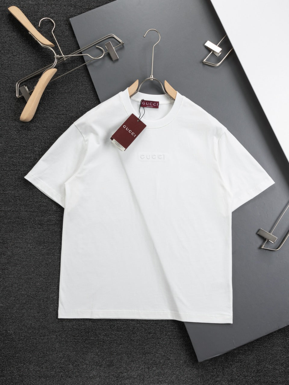 250218 New three-dimensional letterpress T-shirt