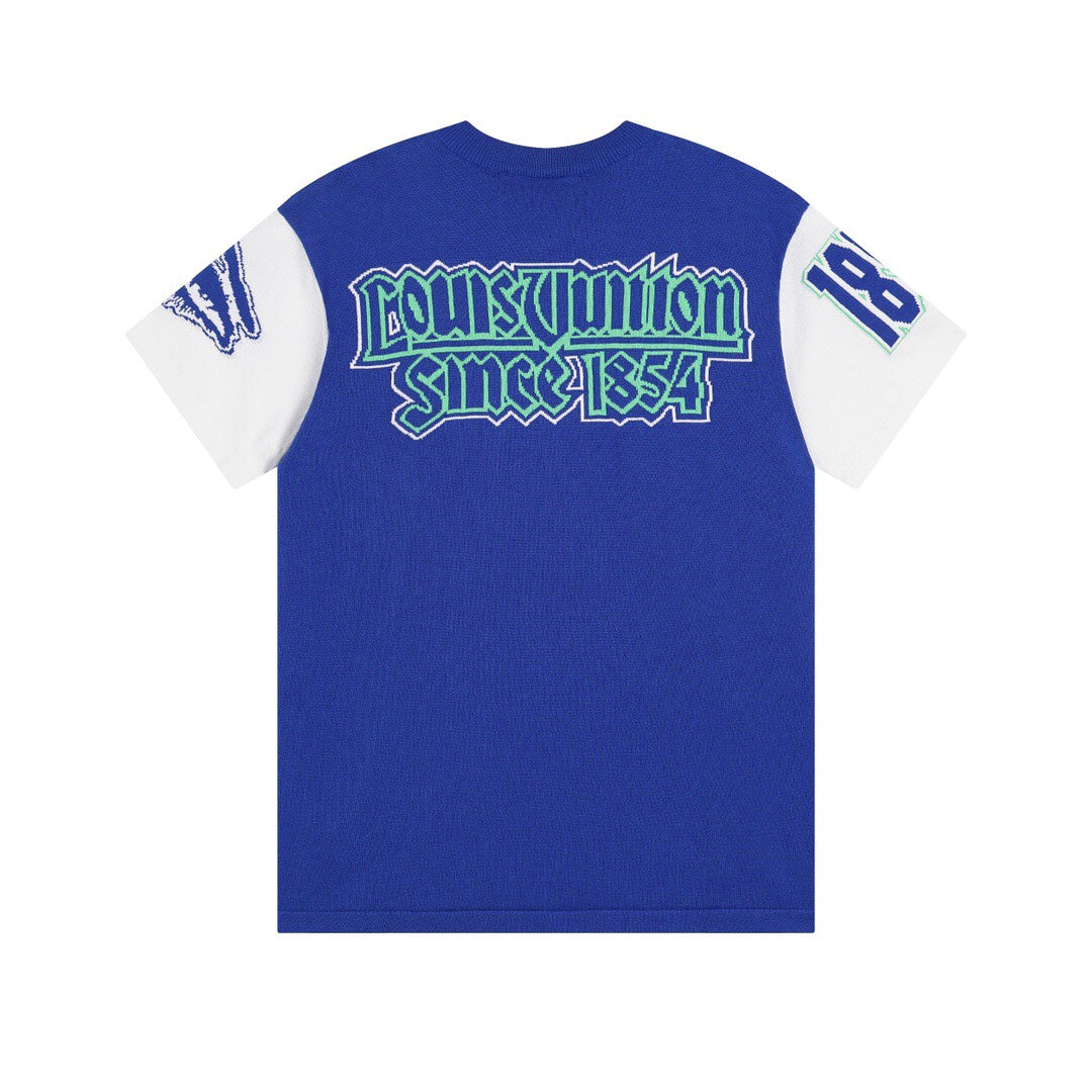 250313 New high quality jacquard knit T-shirt