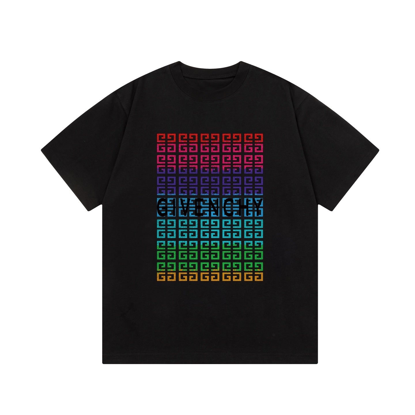 250325 New gradient direct spray monogram print T-shirt