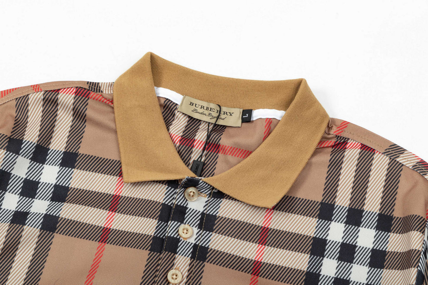250325 New high quality classic checked POLO shirt