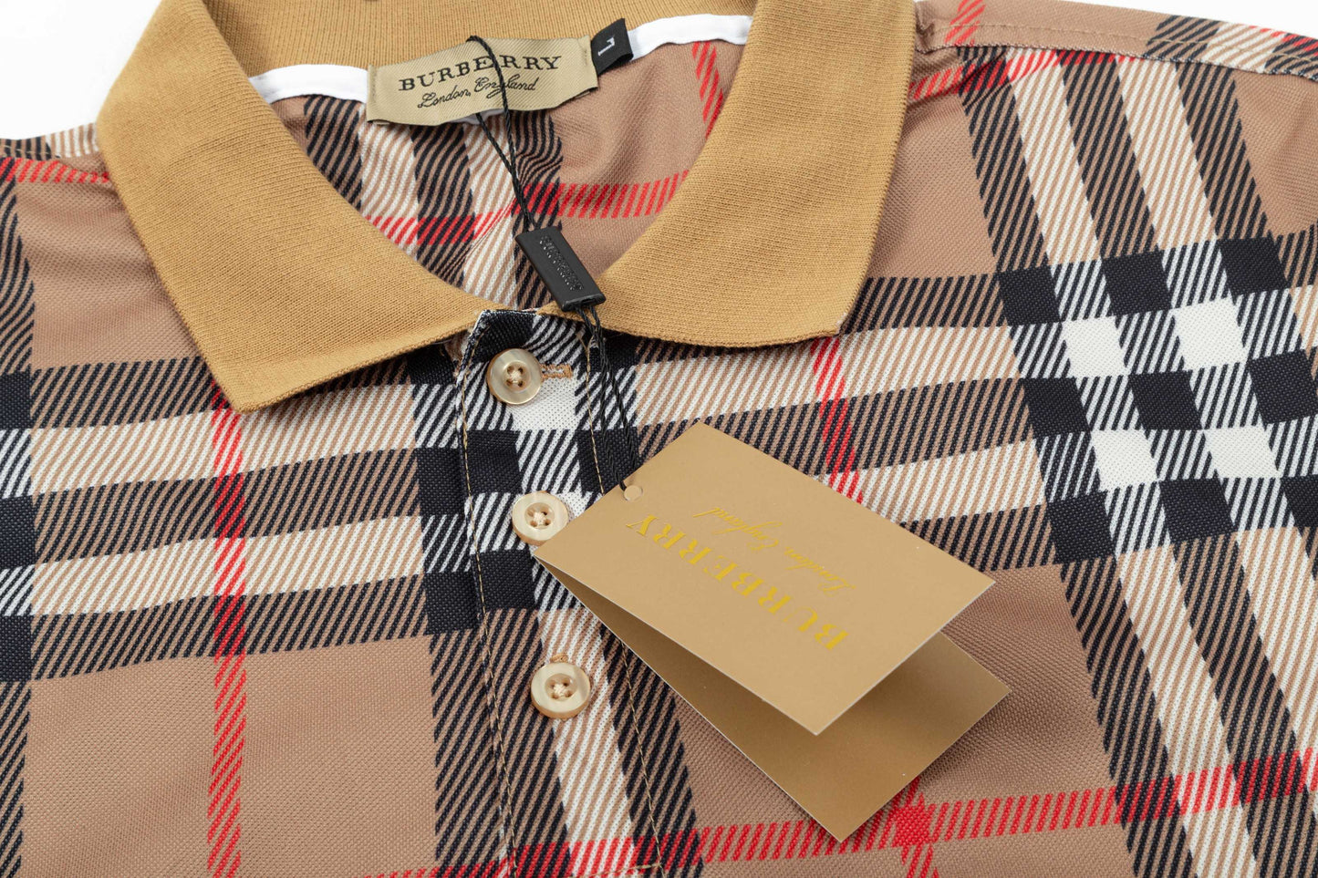 250325 New high quality classic checked POLO shirt