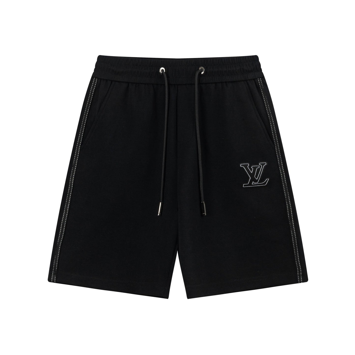 250404 New high-quality simply embroidered knitted shorts