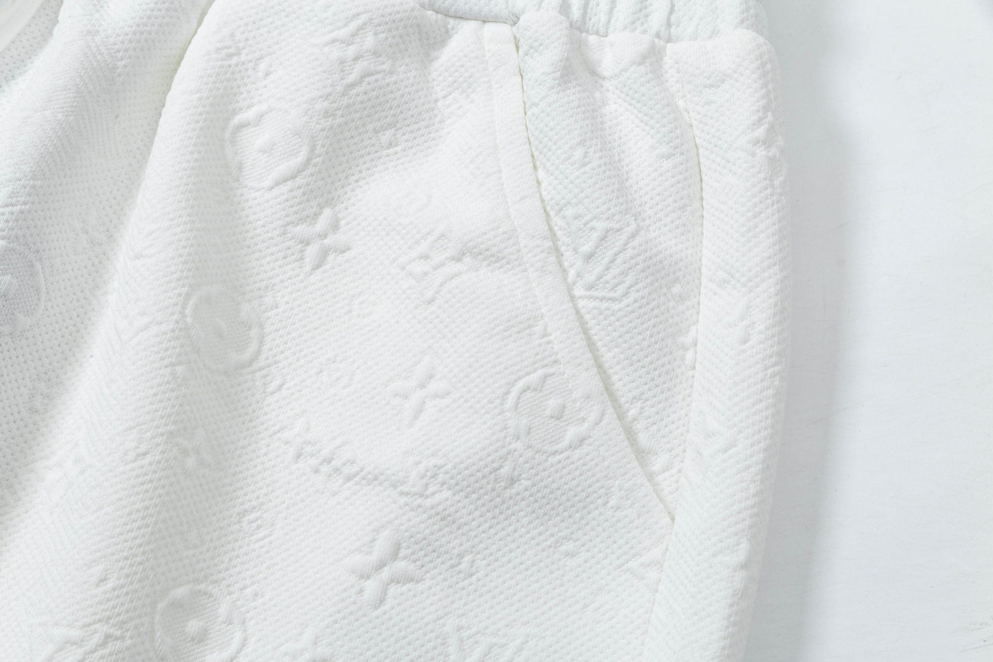250404 New high-quality high-density jacquard knitted shorts