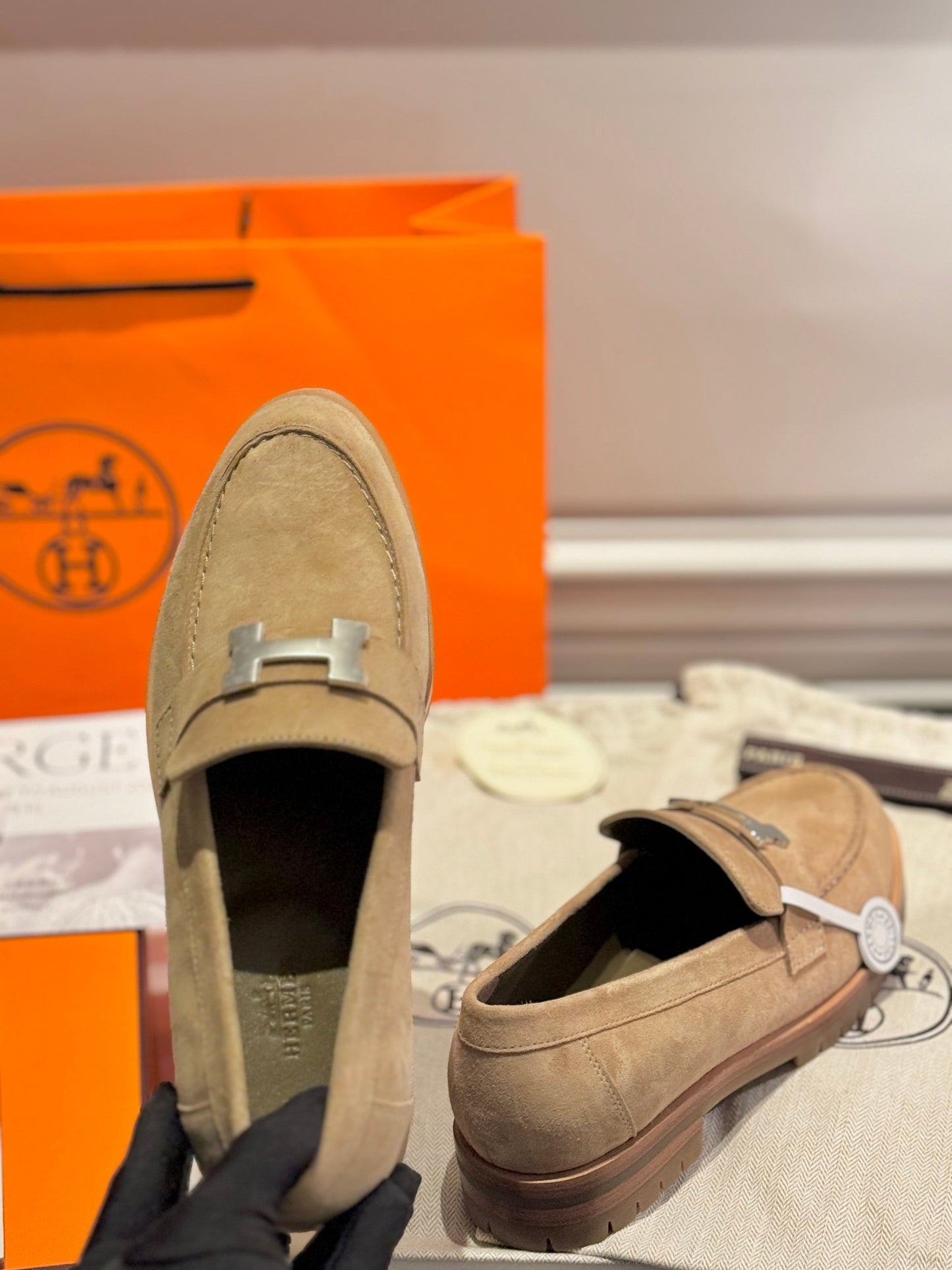 250527 New high-quality classic retro thick-soled loafers