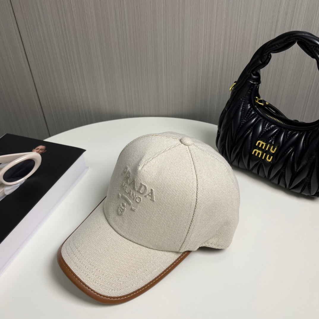 250527 New simple canvas baseball cap