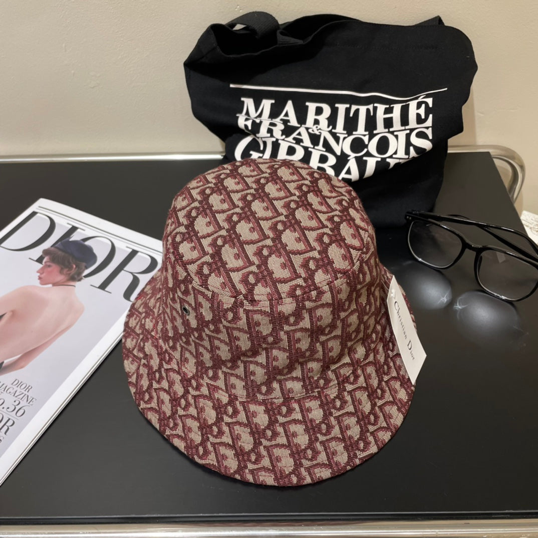 250527 New high-quality double-sided full-printed fisherman's hat