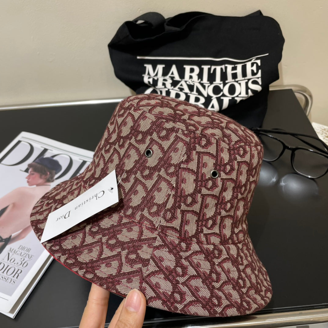 250527 New high-quality double-sided full-printed fisherman's hat