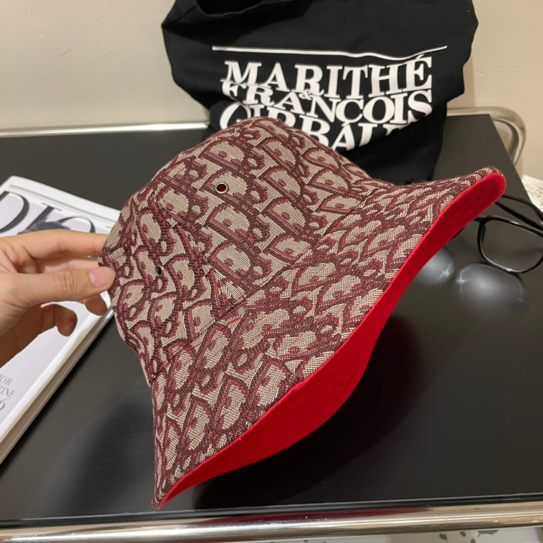 250527 New high-quality double-sided full-printed fisherman's hat