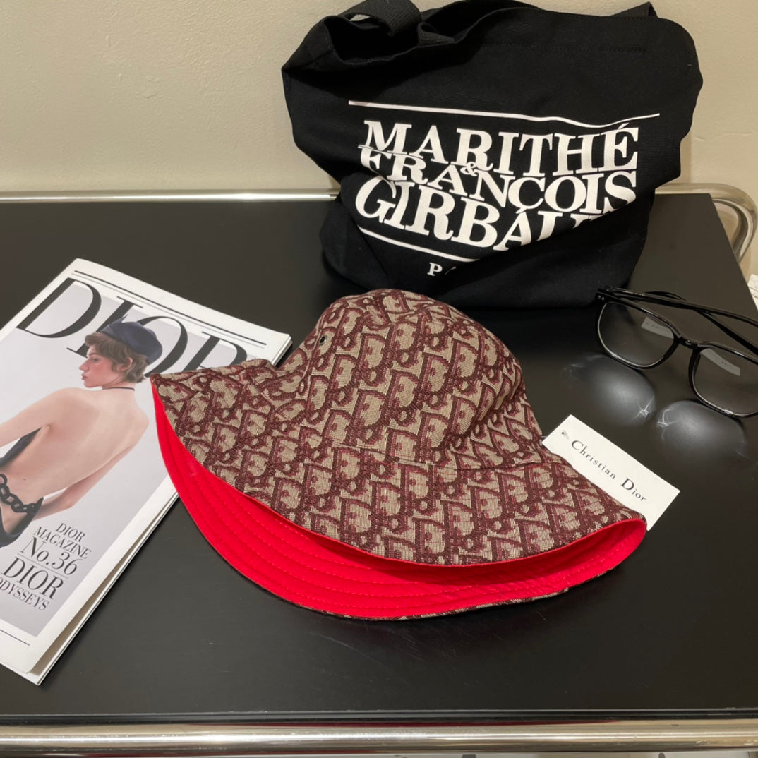 250527 New high-quality double-sided full-printed fisherman's hat