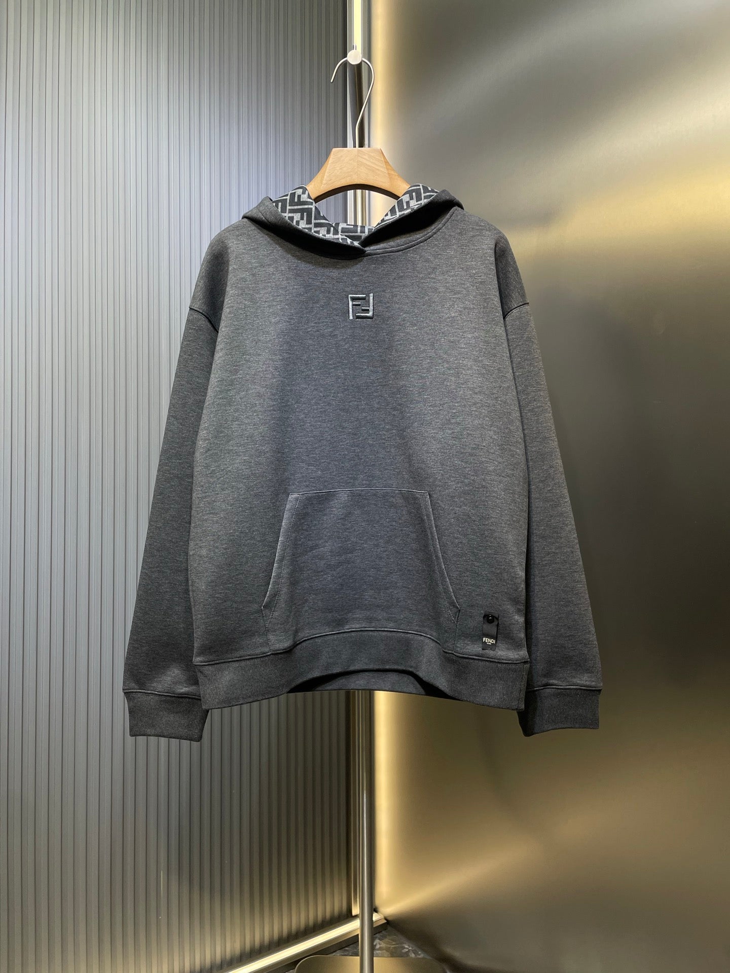 250813 New high-quality double-layer luxury soft air cotton hooded sweatshirt