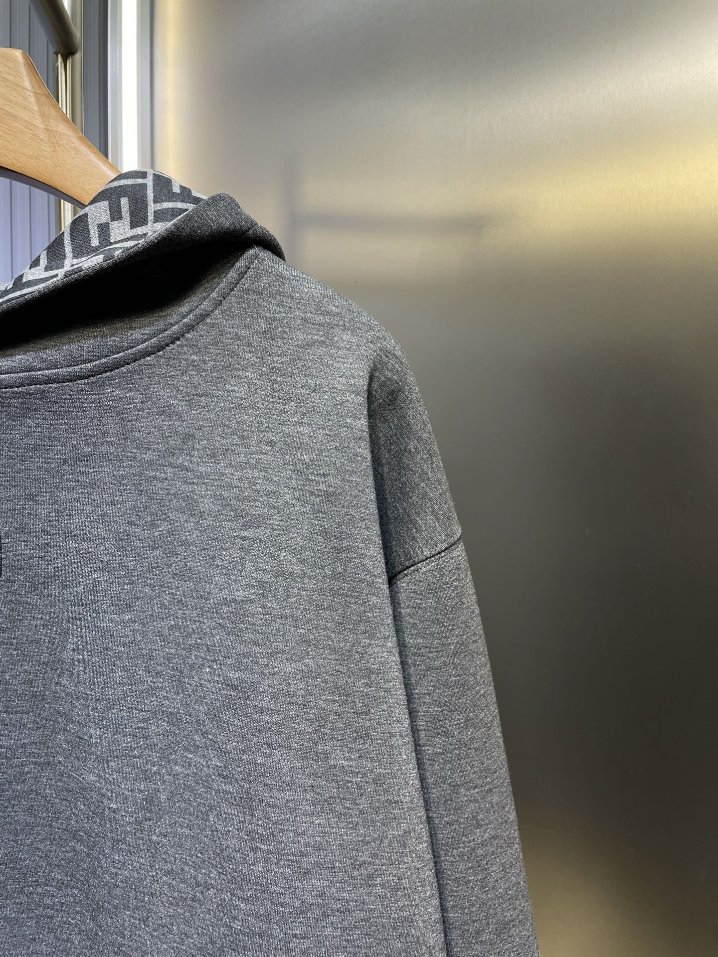 250813 New high-quality double-layer luxury soft air cotton hooded sweatshirt