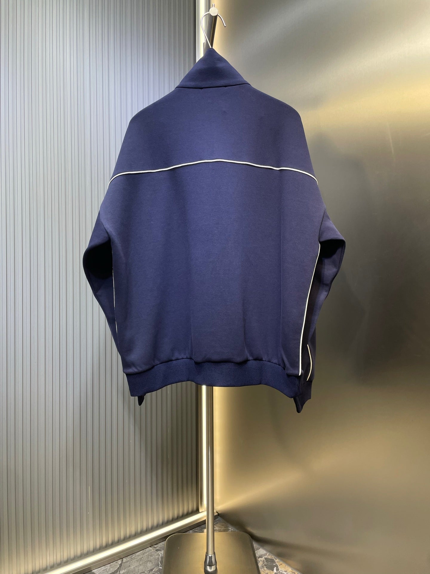 250813 New high-quality embroidered embossed zipper sweatshirt