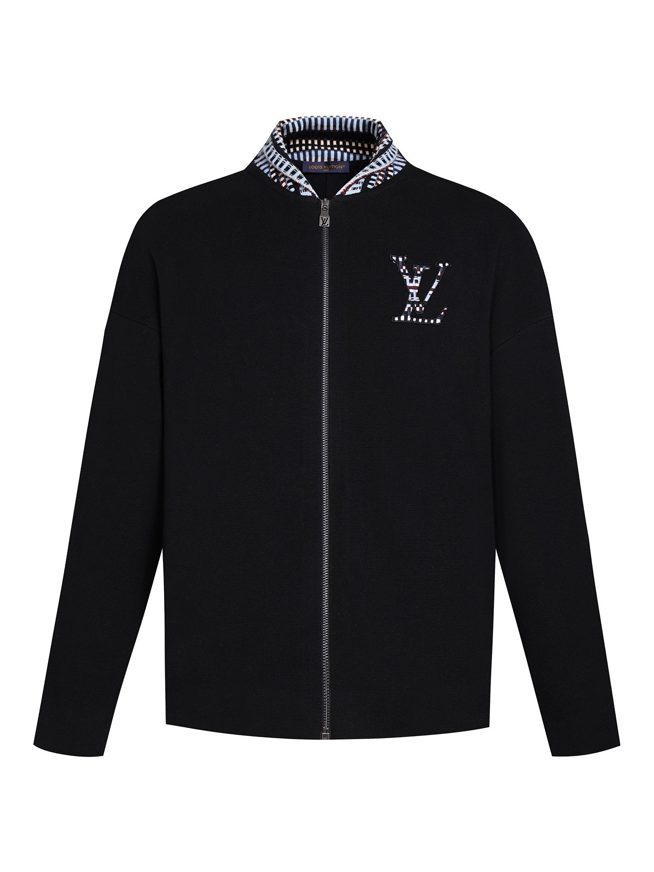 250813 New high-quality embroidered knitted flight jacket