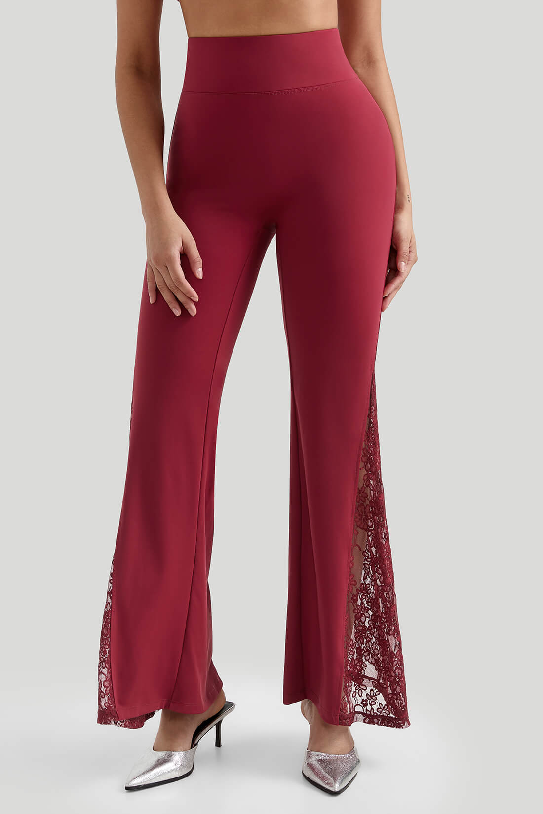 Lace Flared Pants