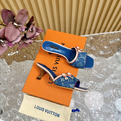 0528 Cat heel sandals