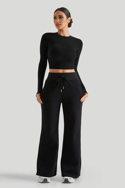 Round Neck Top Match Sweatpant