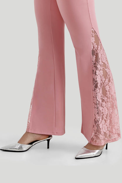 Lace Flared Pants