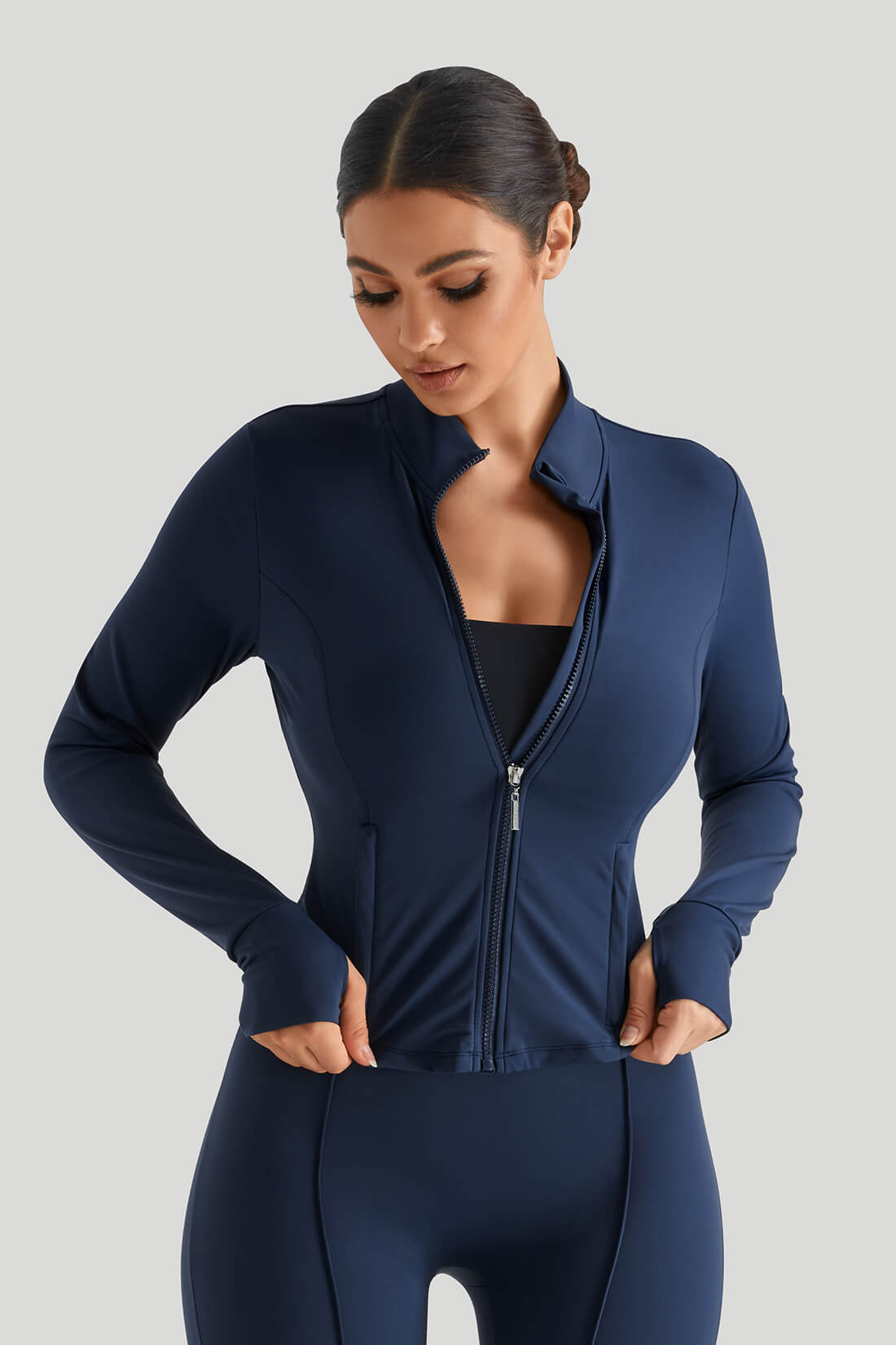 High Neck Slim Fit Top