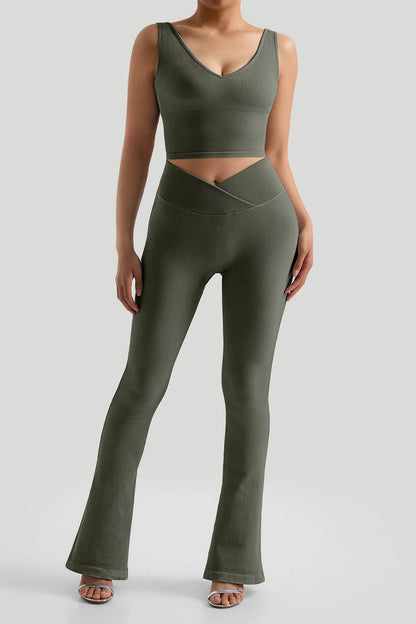 V Waist Tummy Control Seamless Legging