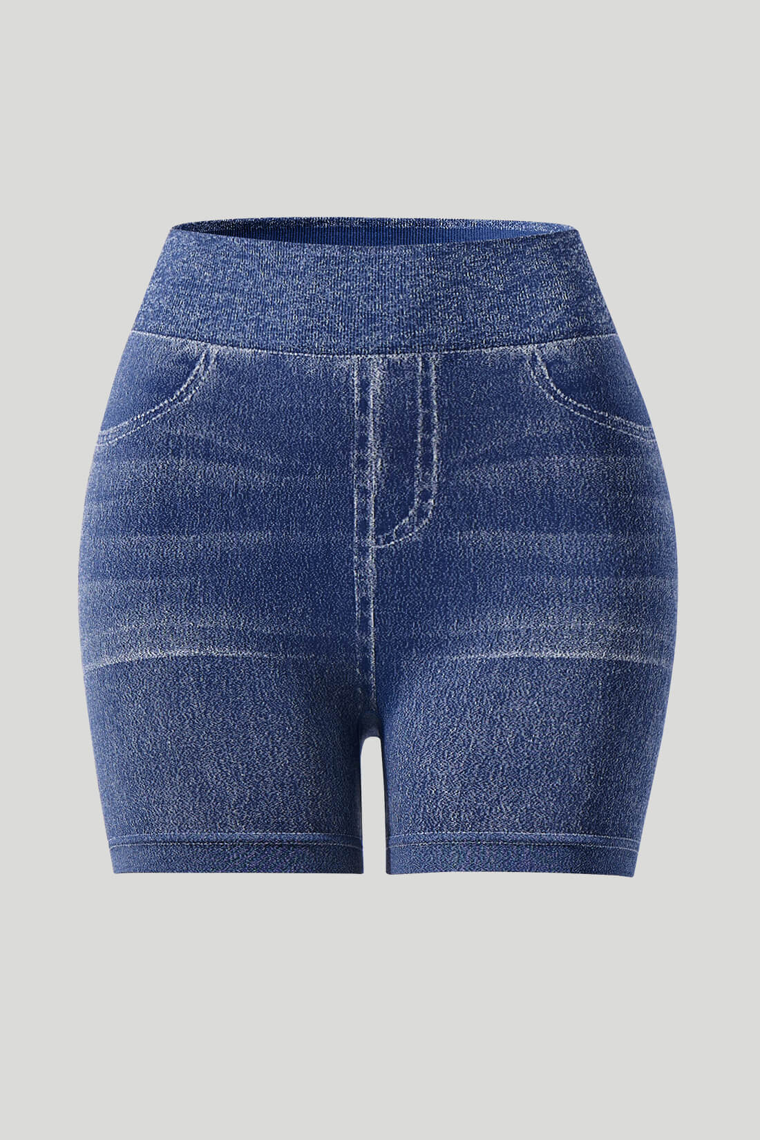Faux Denim Short