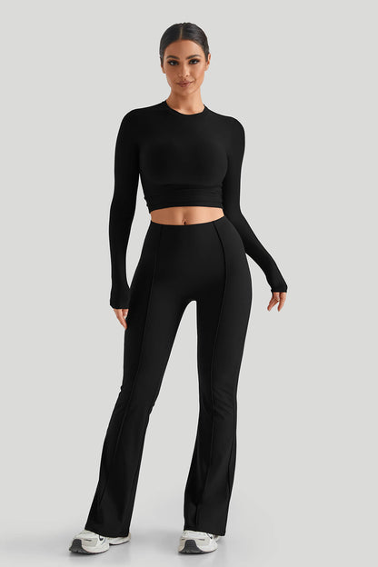 Long Sleeves Slim fit Flare leg Set