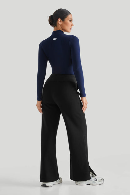 High Neck Sweater Pants Set