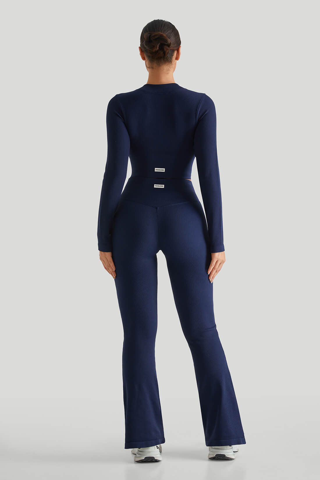 Ribbed Two-Way Zipper Yoga Set