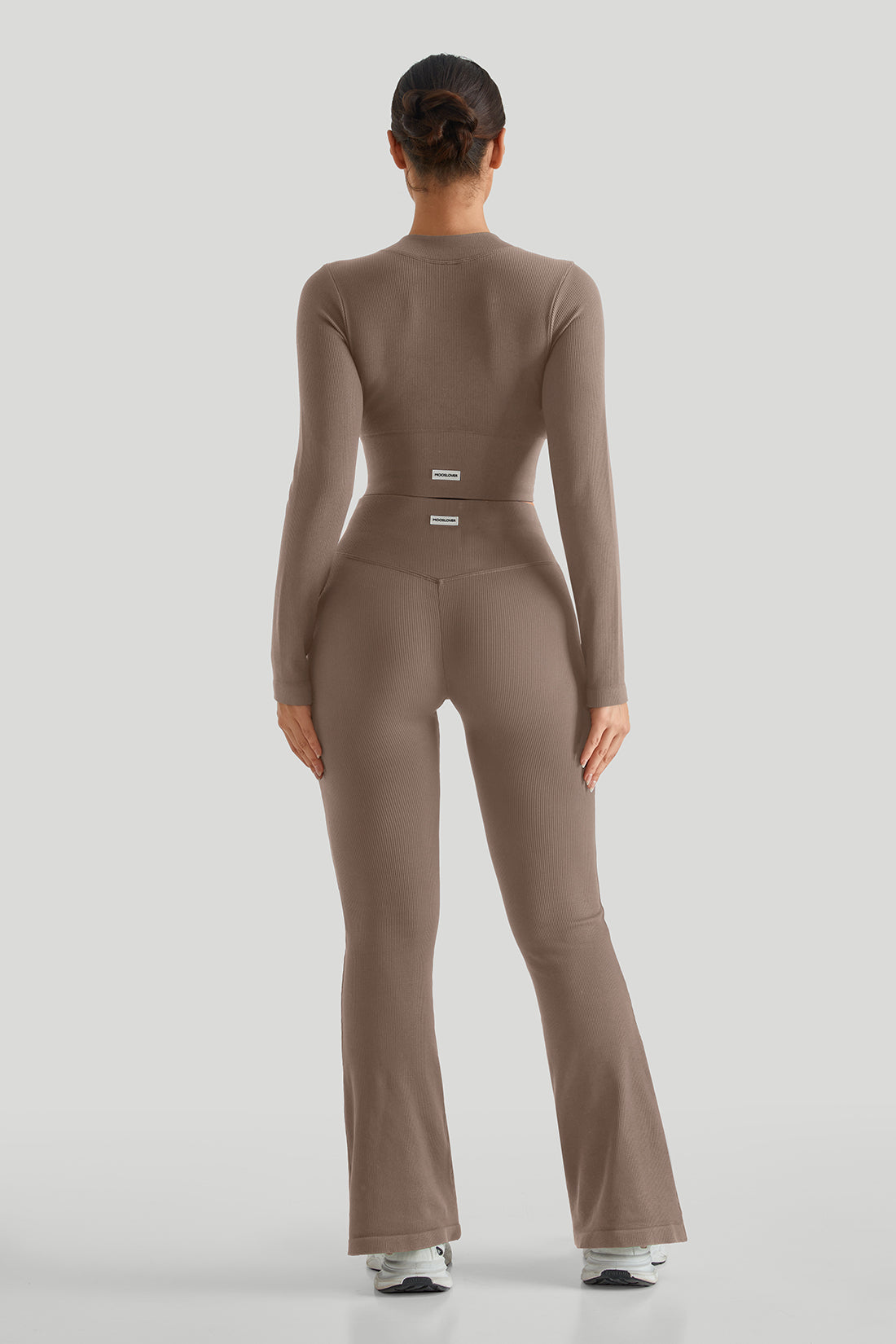 Ribbed Two-Way Zipper Yoga Set