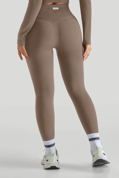 High Waist Threaded Legging