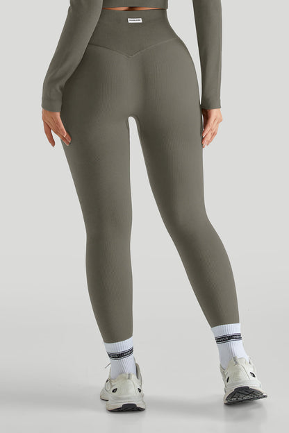 High Waist Threaded Legging