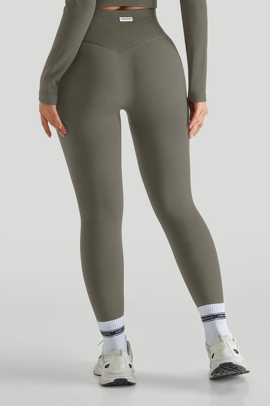 High Waist Threaded Legging
