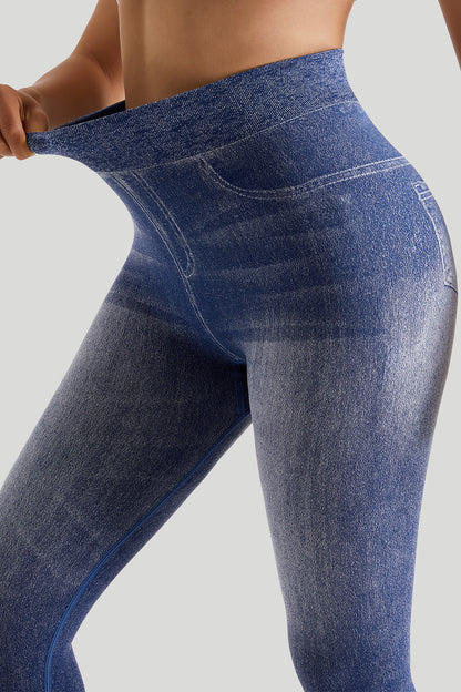 Faux Denim Legging