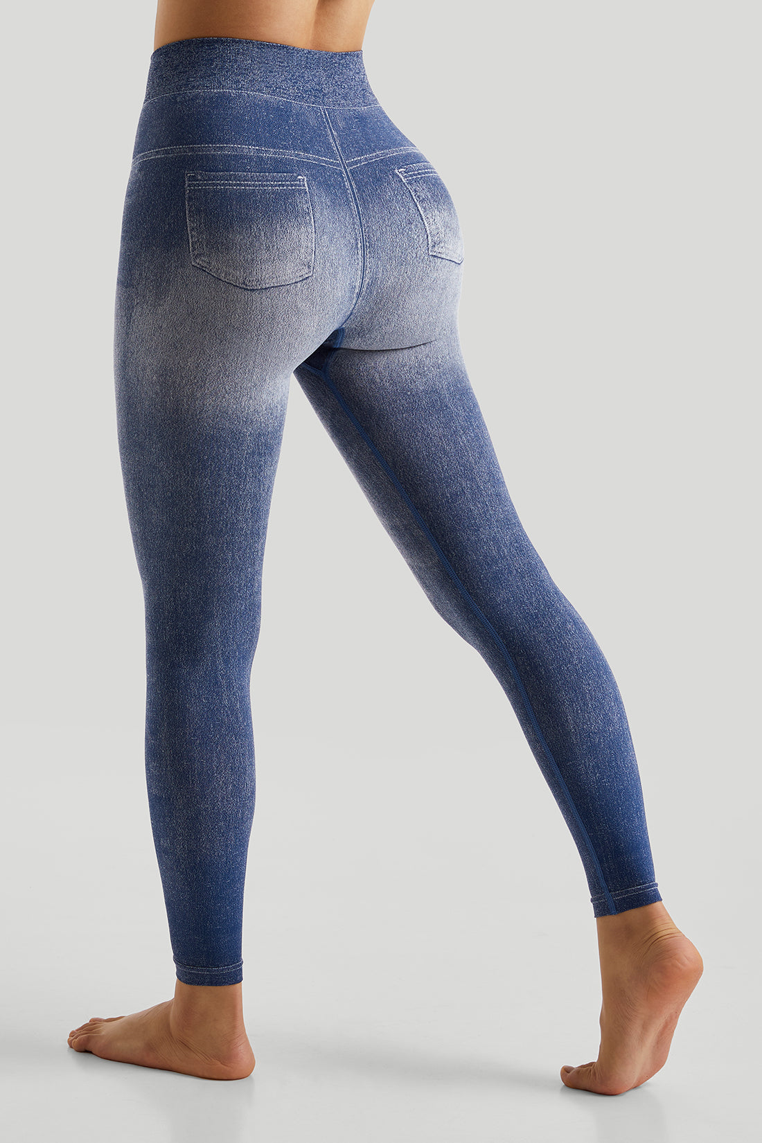 Faux Denim Legging