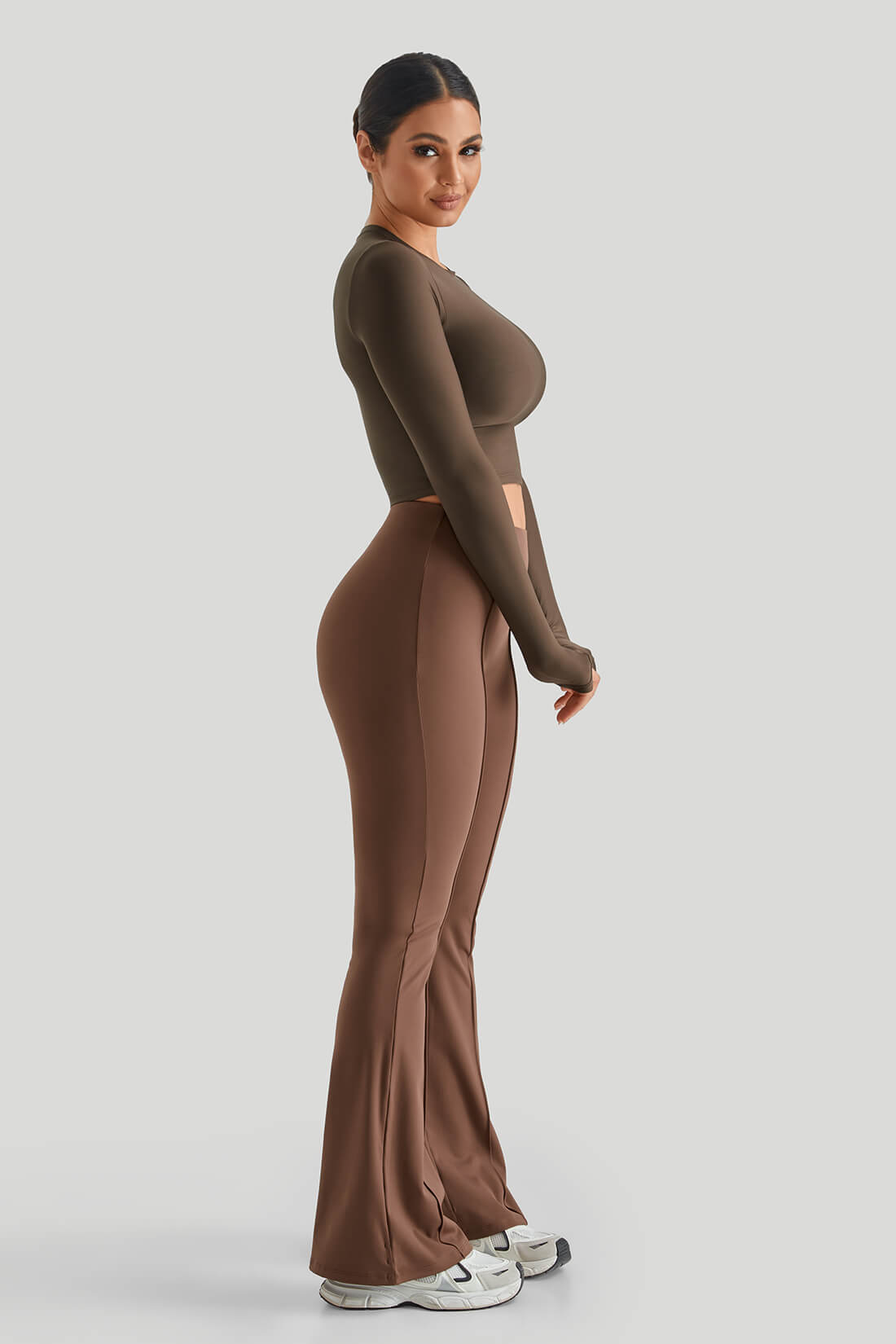 Long Sleeves Slim fit Flare leg Set