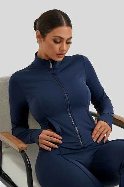 High Neck Slim Fit Top