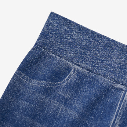 Faux Denim Legging