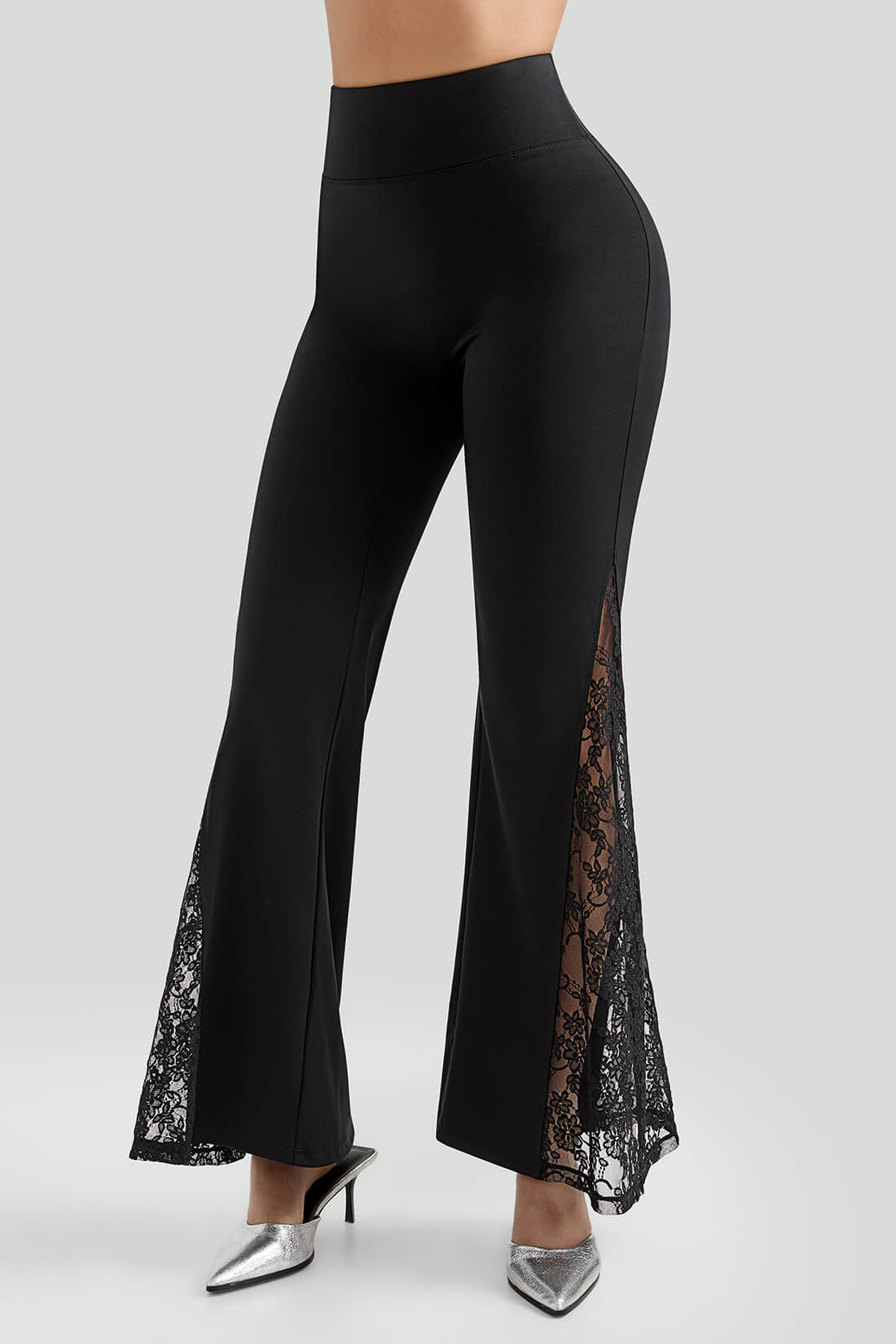 Lace Flared Pants