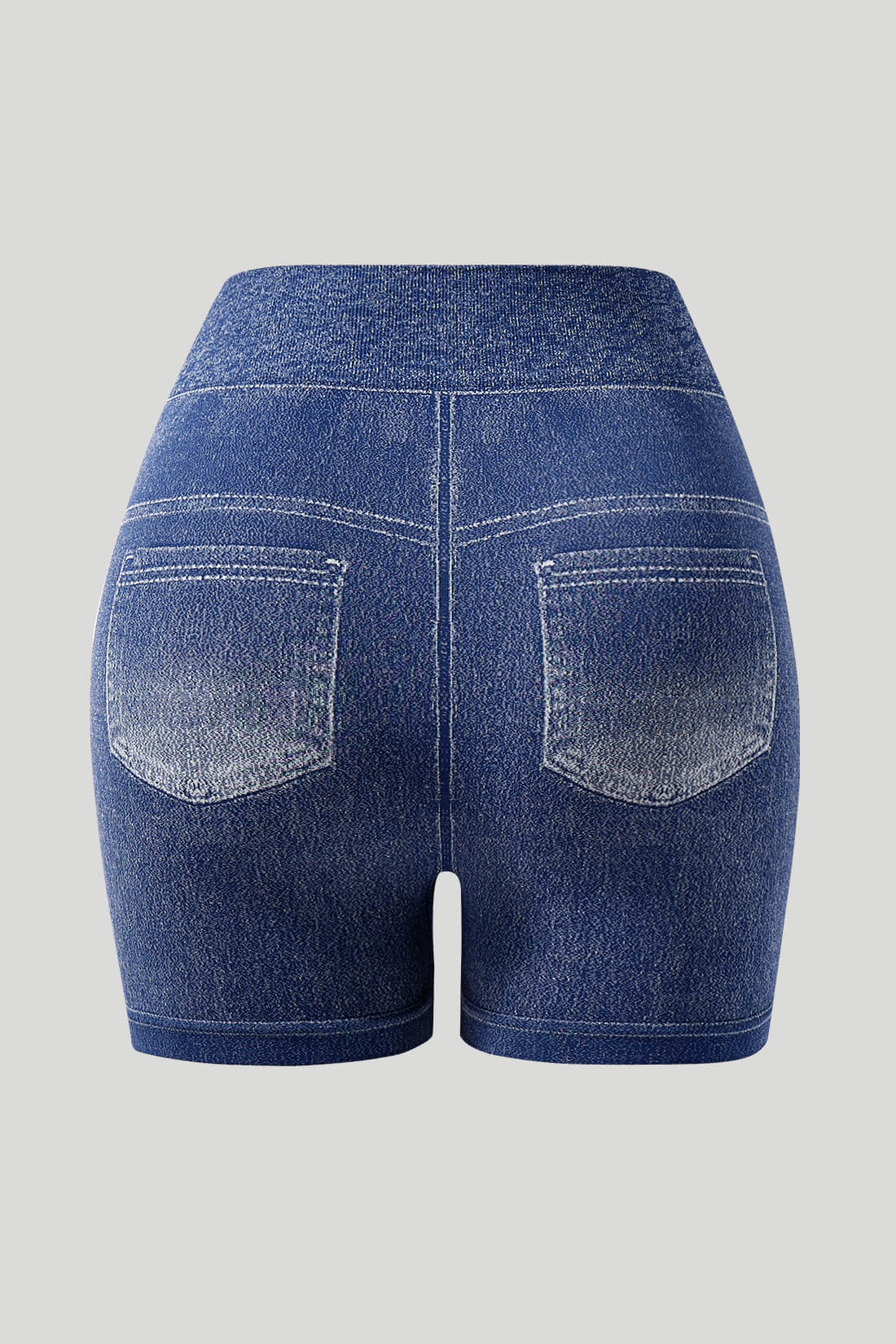 Faux Denim Short