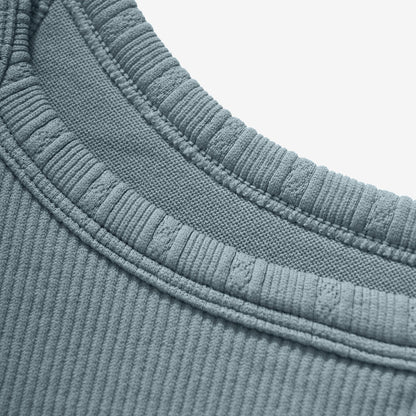 Ribbed Tank Top Capri Pants Set