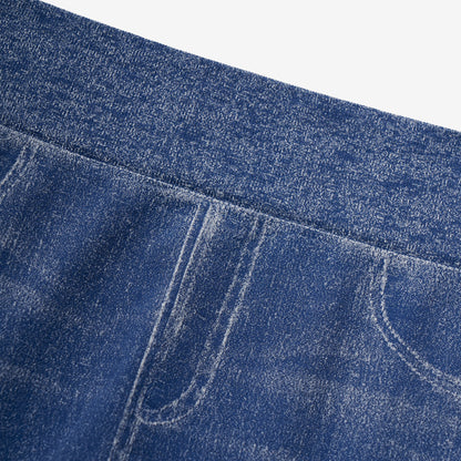 Faux Denim Legging