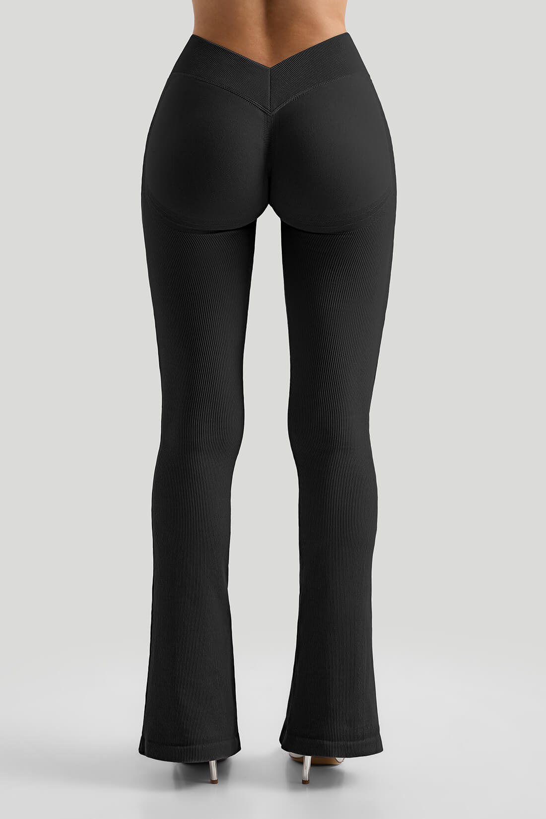 Tummy Control V Waist Flared Leg Set