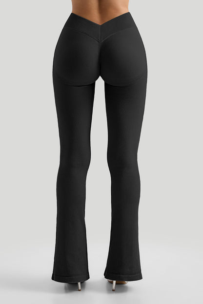 Tummy Control V Waist Flared Leg Set