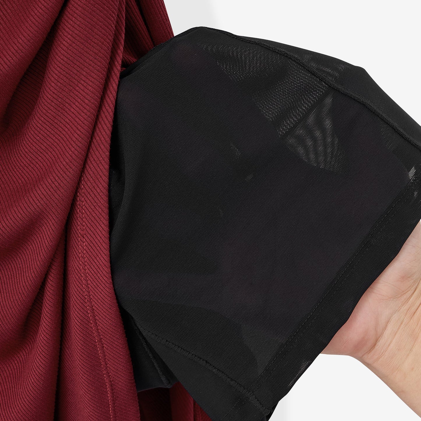 Wrap Style Bodycon Dress With Built In Shapewear