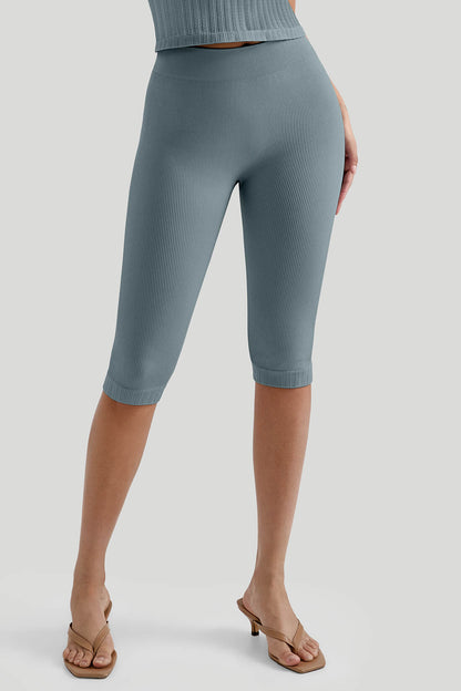 Ribbed Capri Pants