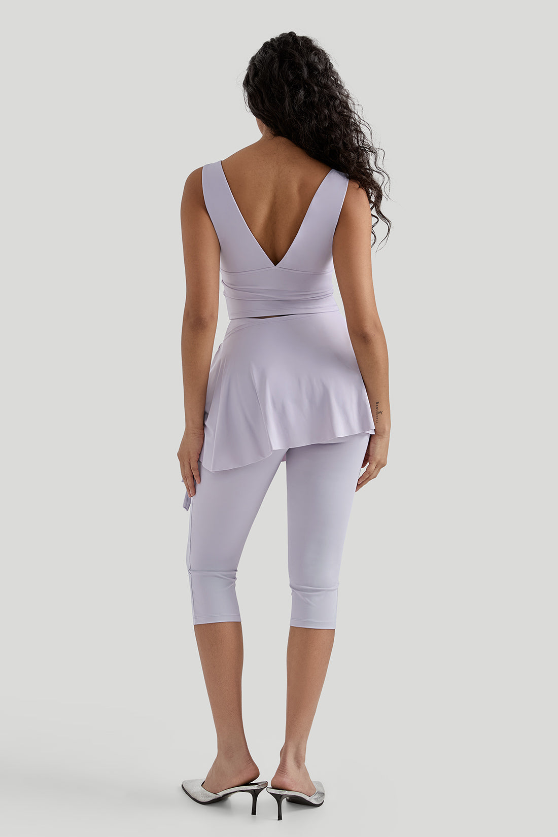 Cooling Skirted Cropped Legging