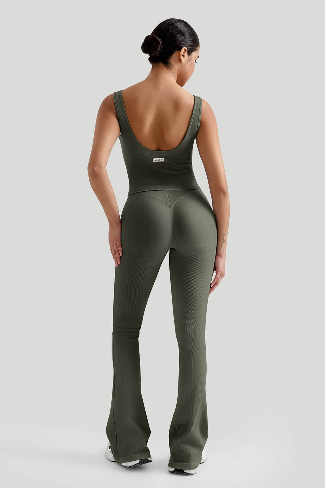 Tummy Control V Waist Flared Leg Set