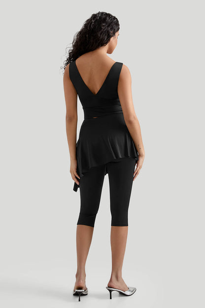 Breathable Cooling Skirted Cropped Sets