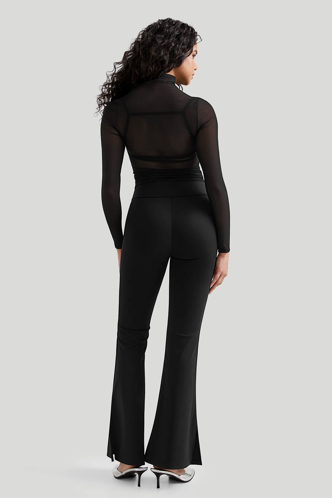 Backless Sexy 3Pcs Flare Leg Set