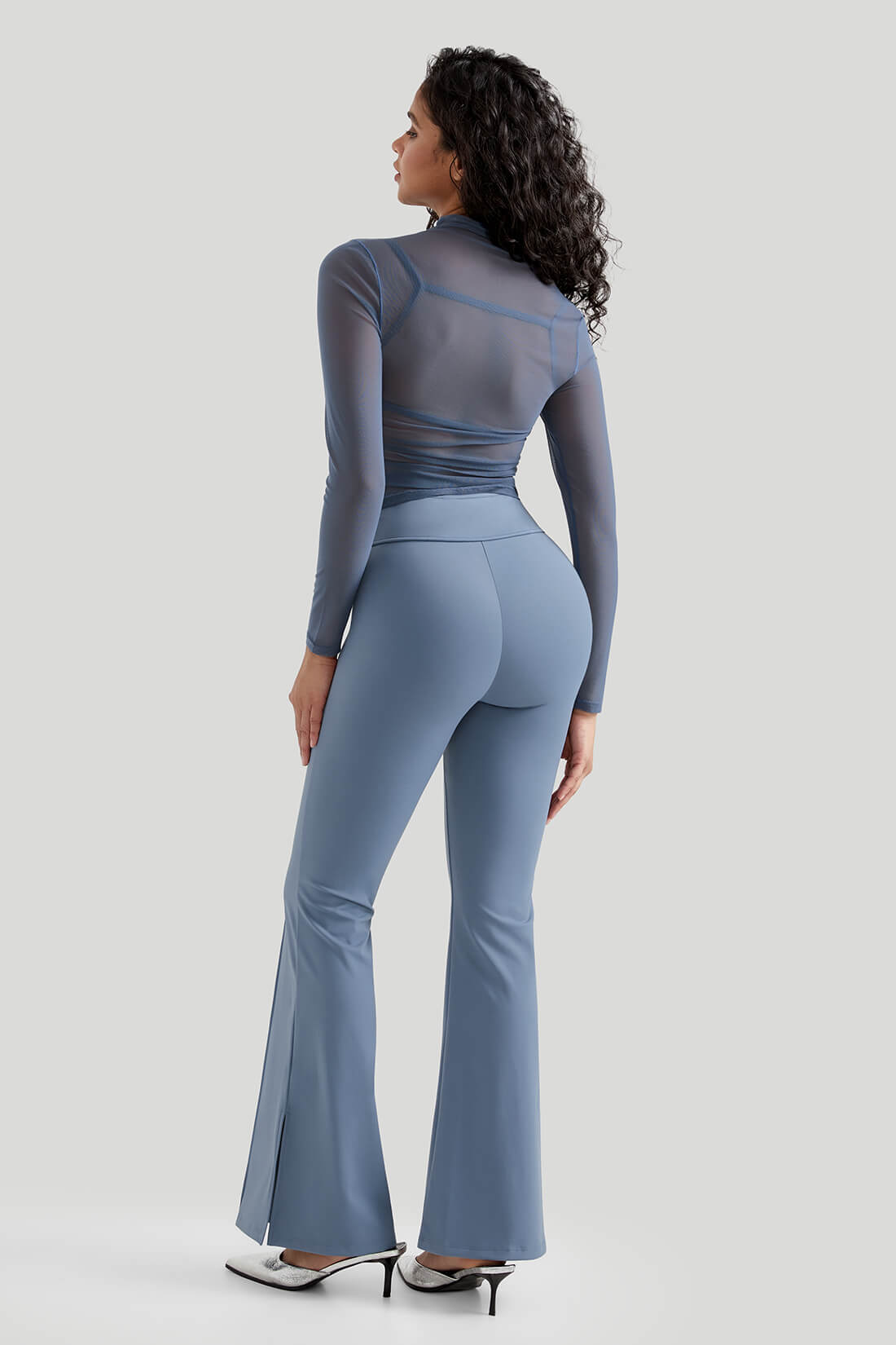 Backless Sexy 3Pcs Flare Leg Set